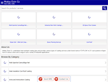 Tablet Screenshot of motleyexim.com